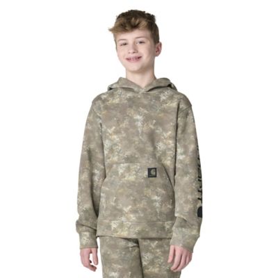 Carhartt Child Long-Sleeve Faded Camo Sweatshirt