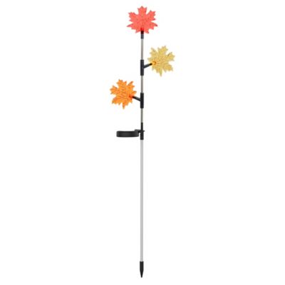Lux-Landscape Solar Triple Maple Leaf