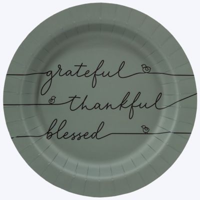 Red Shed Grateful Paper Plates, 7.5 in., 20 pk.