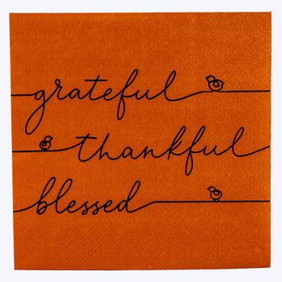 Red Shed Grateful Napkins, 6.75 in., 25 pk.