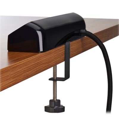 Image showing  6-AC Outlet and 2-USB Port Protect It Desk Clamp Surge Protector Power Strip, 10 ft. Braided Cord