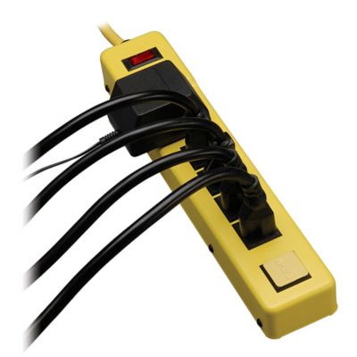 Image showing  6-AC Outlet Power It Power Strip with Safety Covers, 6 ft. Cord with Straight Plug
