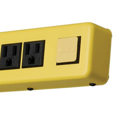 Image showing  6-AC Outlet Power It Power Strip with Safety Covers, 6 ft. Cord with Straight Plug