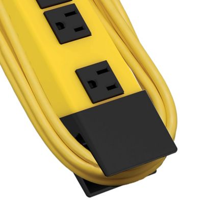 Image showing  6-AC Outlet Protect It! Industrial Safety Surge Protector Power Strip with Cord Wrap, 9 ft. Cord