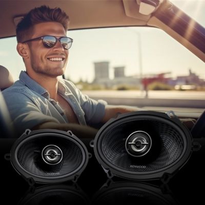 Image showing  Custom Fit 5 in. x 7 in. 2-Way Full-Range Car Speakers, 2 pk.