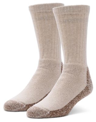 Blue Mountain Men's Midweight Thermal All-Terrain Crew Socks, 2-Pairs