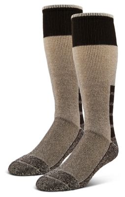 Ridgecut Men's Heavyweight Thermal Cordura Over-the-Calf Work Socks, 2 Pairs