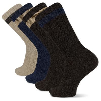 Blue Mountain Men's Thermal Crew Socks, 4-Pairs