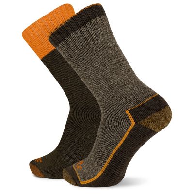 Ridgecut Men's Heavyweight Crew Boot Socks, 2-Pairs