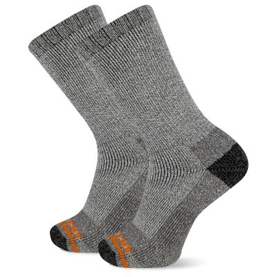 Ridgecut Men's Heavy Steel Toe Crew Socks, 2-Pairs