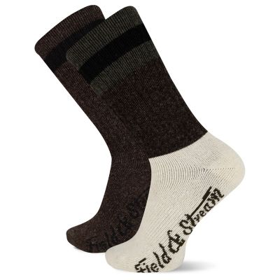 Field & Stream Men's Polyester/Wool Crew Boot Socks, 2-Pairs
