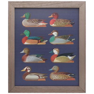 Red Shed Vintage Duck Decoy Picture Frame, 13 in.