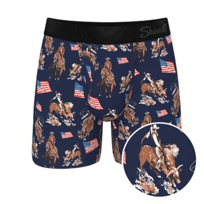 Shinesty Americana Cowboy Ball Hammock Pouch Underwear With Fly