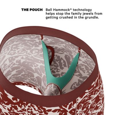 Image showing  Marbled Meat Ball Hammock Pouch Underwear With Fly