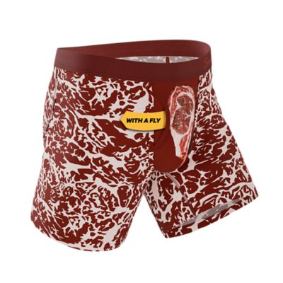 Image showing  Marbled Meat Ball Hammock Pouch Underwear With Fly