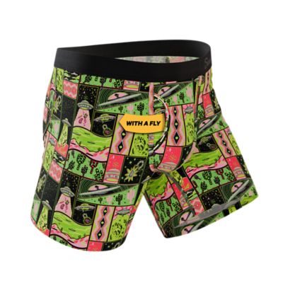 Image showing  Retro-Futuristic Alien Ball Hammock Pouch Underwear With Fly