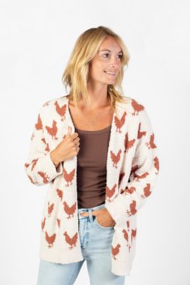 Image showing 3 th American Farm Company Women's Chicken Luxe Cardigan