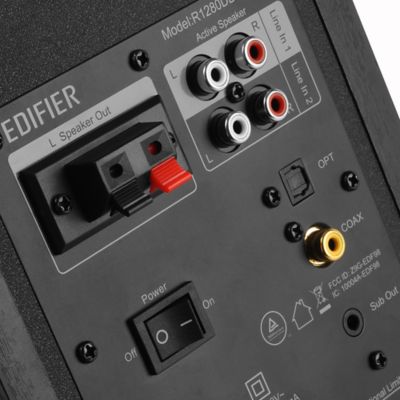 Image showing  42 W Amplified Bluetooth Retro-Style Bookshelf Speaker System with Sub Out and Remote