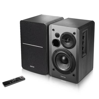 Image showing 5 th Edifier 42 W Amplified Bluetooth Retro-Style Bookshelf Speaker System with Sub Out and Remote