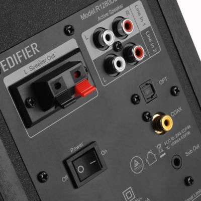 Image showing  42 W Amplified Bluetooth Retro-Style Bookshelf Speaker System with Sub Out and Remote