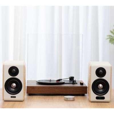 Image showing  88 W Amplified Bluetooth Bookshelf Speaker System with Sub Out and Remote