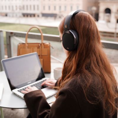 Image showing  Bluetooth Over-Ear Hi-Res Audio Headphones with Microphone