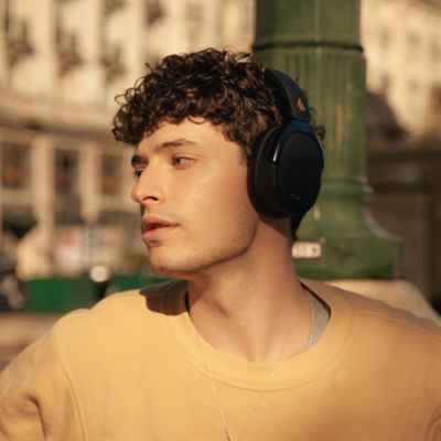 Image showing  Bluetooth Over-Ear Hi-Res Audio Headphones with Microphone