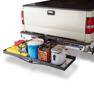 Image showing  Hitch Mount Folding Cargo Carrier Black for 1.25 and 2 in. Receivers