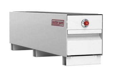 Image showing  Pack Rat Steel Truck Storage Drawer Unit, White, 48 x 10.25 x 13in.