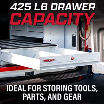 Image showing 6 th Weather Guard PACK RAT Steel Truck Storage Drawer Unit, 72 in. x 48 in. x 9.5 in.