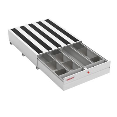 Image showing  PACK RAT Wide Steel Truck Storage Drawer Unit, White, 48 in. x 40 in. x 13 in.