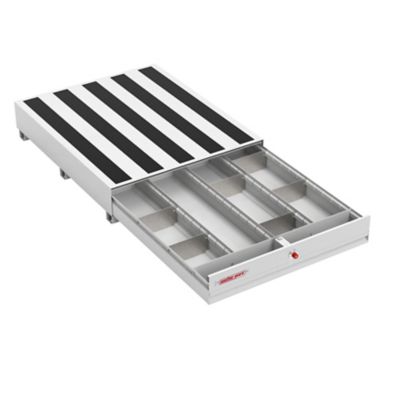 Image showing  PACK RAT Wide Steel Truck Storage Drawer Unit, White, 48 in. x 39.75 in. x 9.5 in.