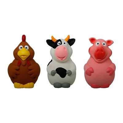 3T Brands Territory Large Squeak Farm Friends Laytex