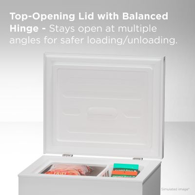 Image showing  3.4 cu. ft. Chest Freezer with Freezer, White