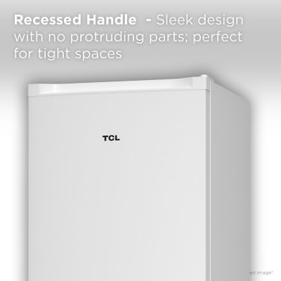 Image showing  5.7 cu. ft. Upright Freezer in White