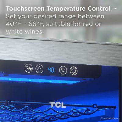 Image showing  3.4 cu. ft. Single Zone 38 Wine Bottles Beverage & Wine Cooler