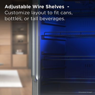 Image showing  5.3 cu. ft. Single Zone 161 Cans Beverage Cooler