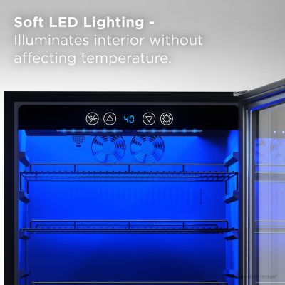 Image showing  5.3 cu. ft. Single Zone 161 Cans Beverage Cooler