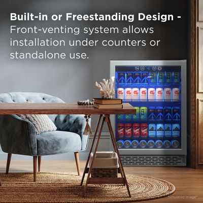 Image showing 5 th TCL 5.3 cu. ft. Single Zone 161 Cans Beverage Cooler