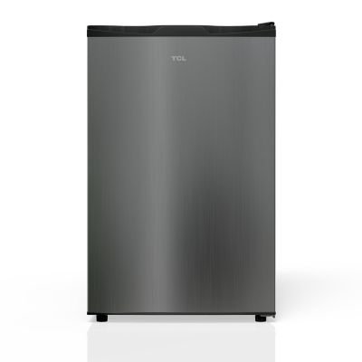 TCL 3.1 cu. ft. Compact Single Door Refrigerator without Freezer, Silver