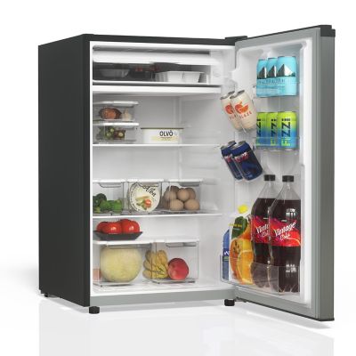 Image showing 7 th TCL 3.1 cu. ft. Compact Single Door Refrigerator without Freezer, Silver