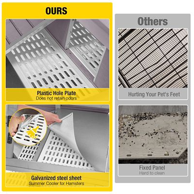 Image showing  Large Guinea Pig Cages, Wooden Guinea Pig Habitat