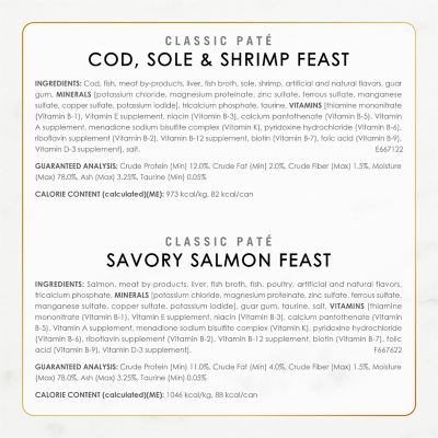 Image showing  Seafood Classic Pate Collection Grain-Free Wet Cat Food Variety Pack