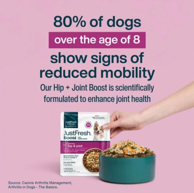 Image showing  JustFresh Boost Adult Hip and Joint Chicken Recipe Dry Dog Food Topper