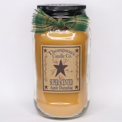 Thompson's Candle Co.Apple Dumpling Large Mason Jar Candle, 20 oz.