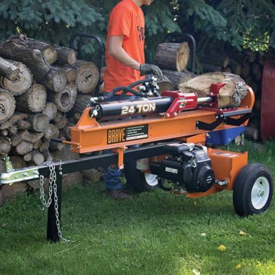 Image showing 8 th Brave Log Splitter 24 Ton Honda GC160