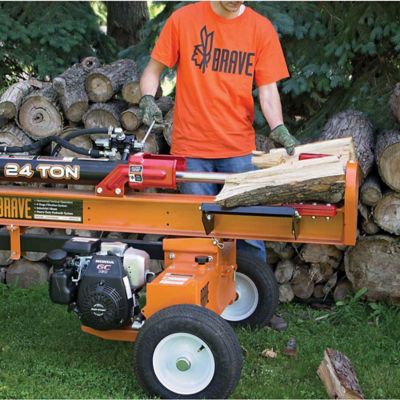 Image showing 9 th Brave Log Splitter 24 Ton Honda GC160