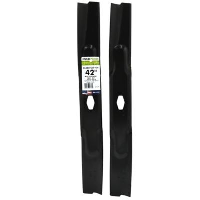 MaxPower 2 Blade Set for 42 in. MTD, Cub Cadet, Troy-Bilt Mowers, Replaces OEM numbers 742P05177, 742-05177