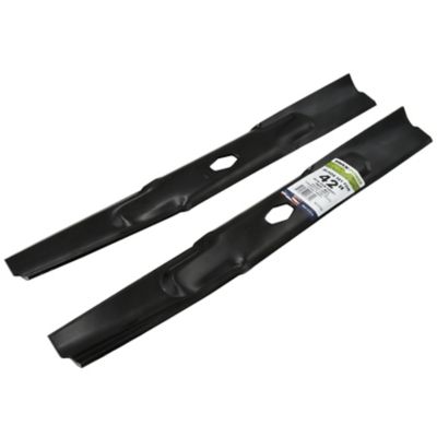 Image showing  2 Blade Set for 42 in. MTD, Cub Cadet, Troy-Bilt Mowers, Replaces OEM numbers 742P05177, 742-05177