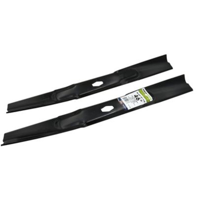 Image showing  2 Blade Set for 46 in. MTD, Cub Cadet, Troy-Bilt Mowers, Replaces OEM numbers 742-05510, 742P05510